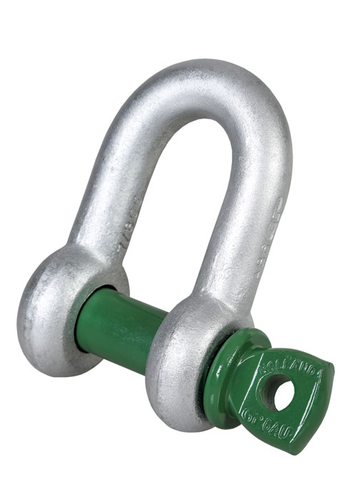 Green Pin Standard Dee Shackle with Screw Collar Pin – GPSCD